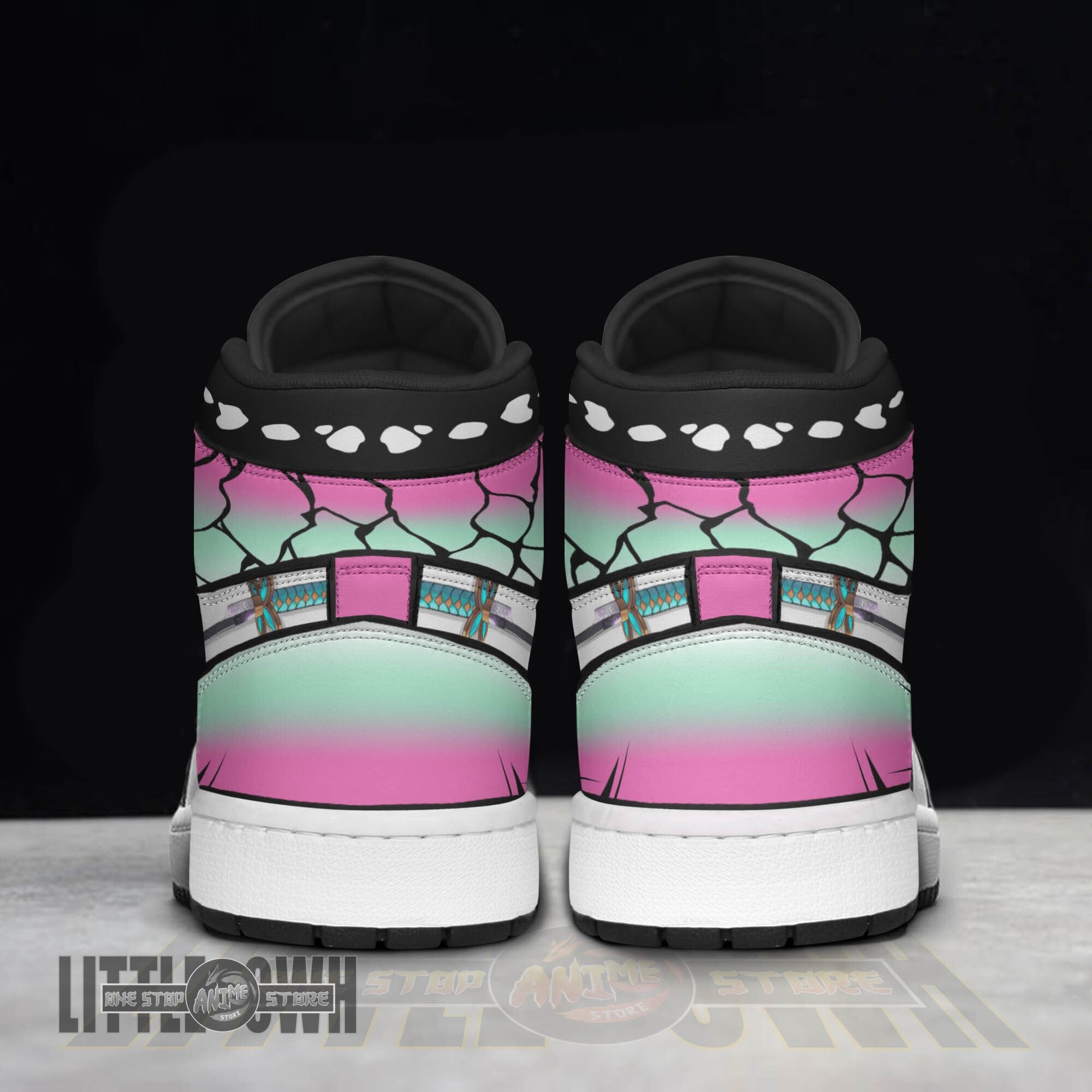 Ideafootwear Shinobu Kochou AJ1 High Sneakers Shoes For Men And Women