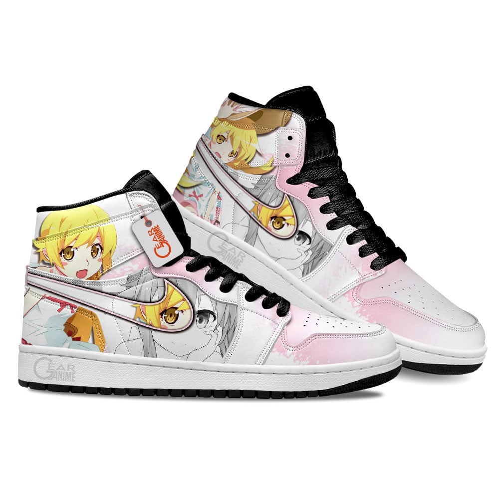 Ideafootwear Shinobu Oshino AJ1 High Sneakers Shoes For Men And Women