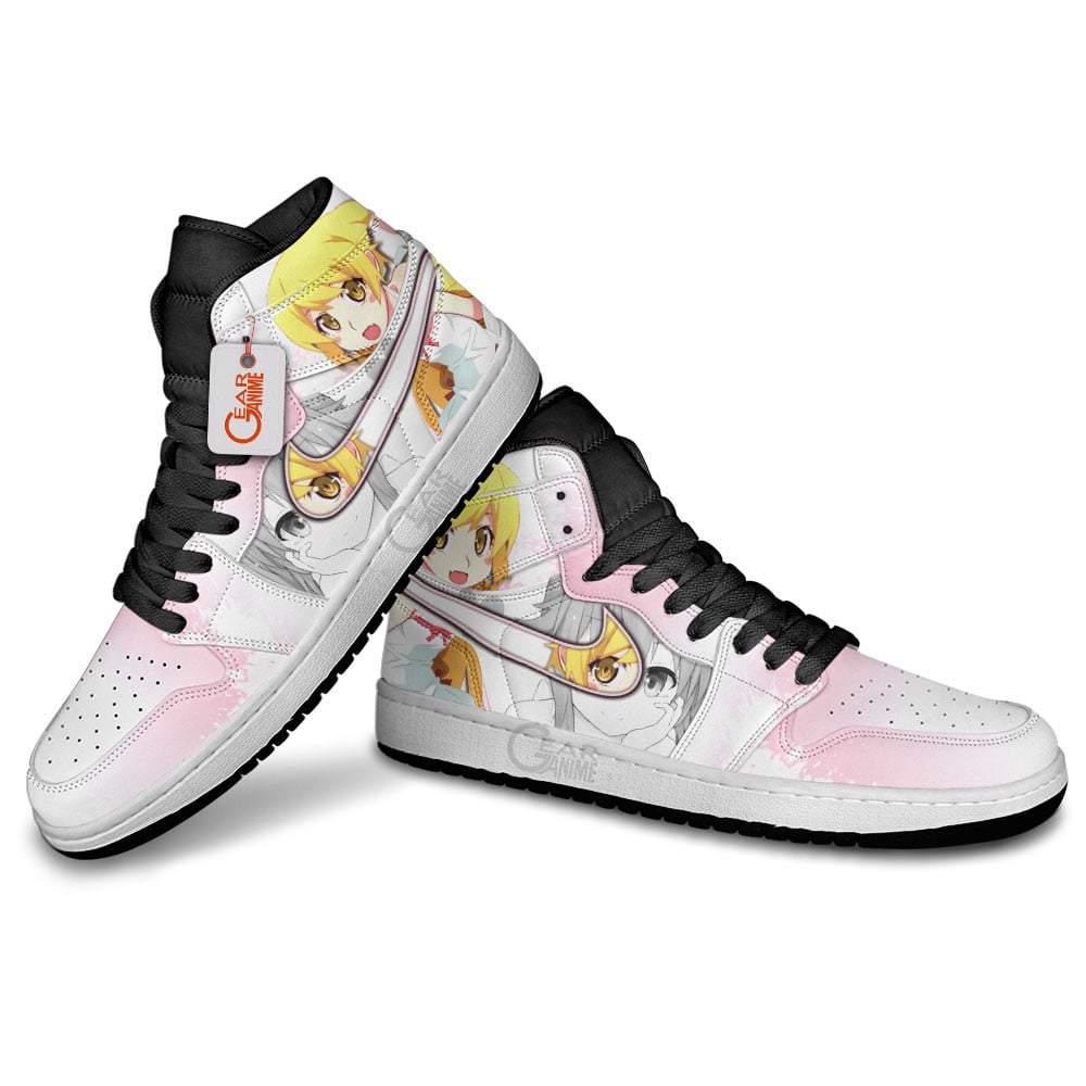Ideafootwear Shinobu Oshino AJ1 High Sneakers Shoes For Men And Women