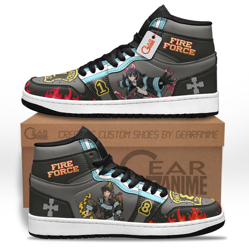 Ideafootwear Shinra and Tamaki AJ1 High Sneakers Shoes For Men And Women