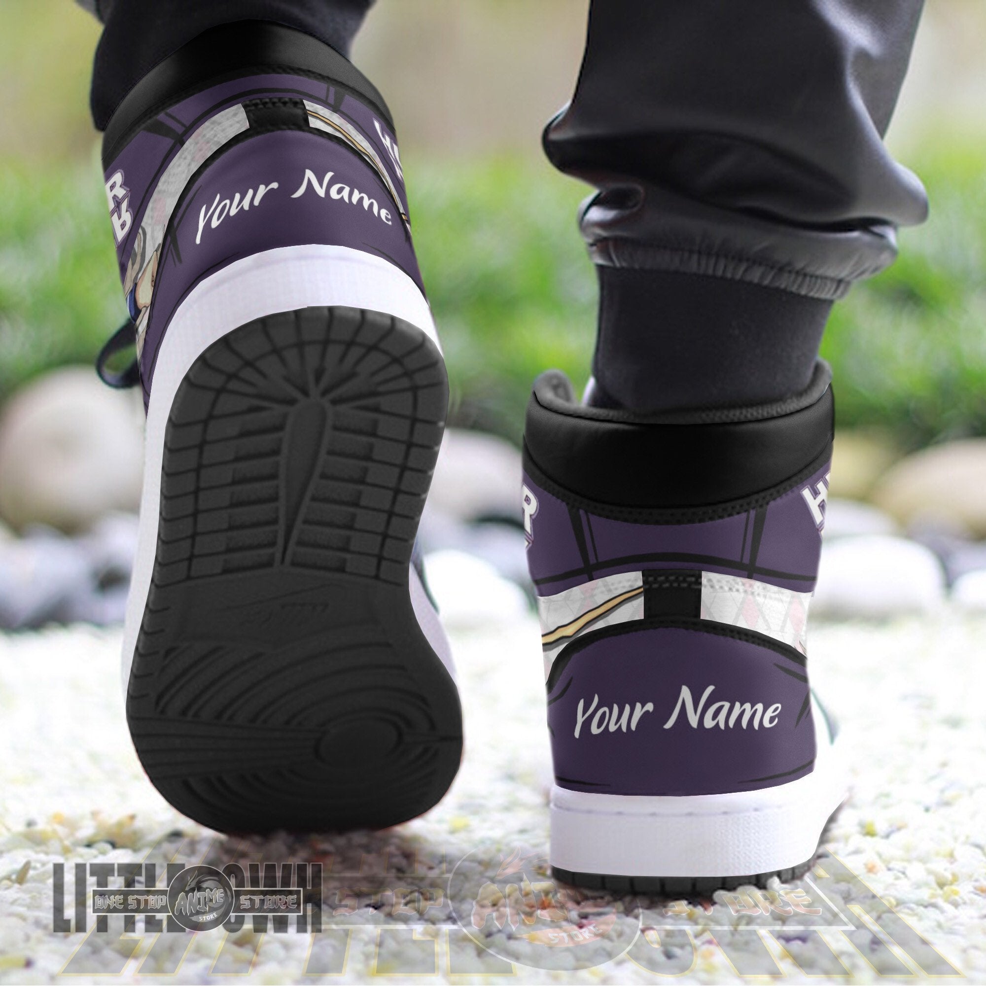 Ideafootwear Silva Zoldyck AJ1 High Sneakers Shoes For Men And Women