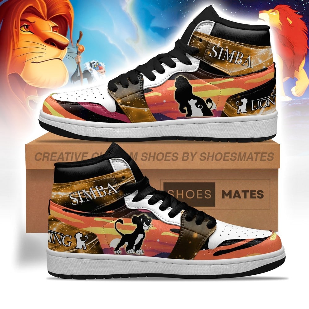Ideafootwear Simba AJ1 High Sneakers Shoes For Men And Women