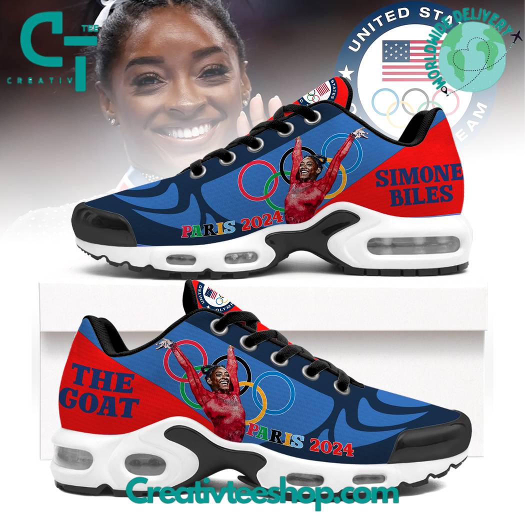 Ideafootwear Simone Biles The GOAT Olympic Paris 2024  TN Shoes Sneakers For Men And Women