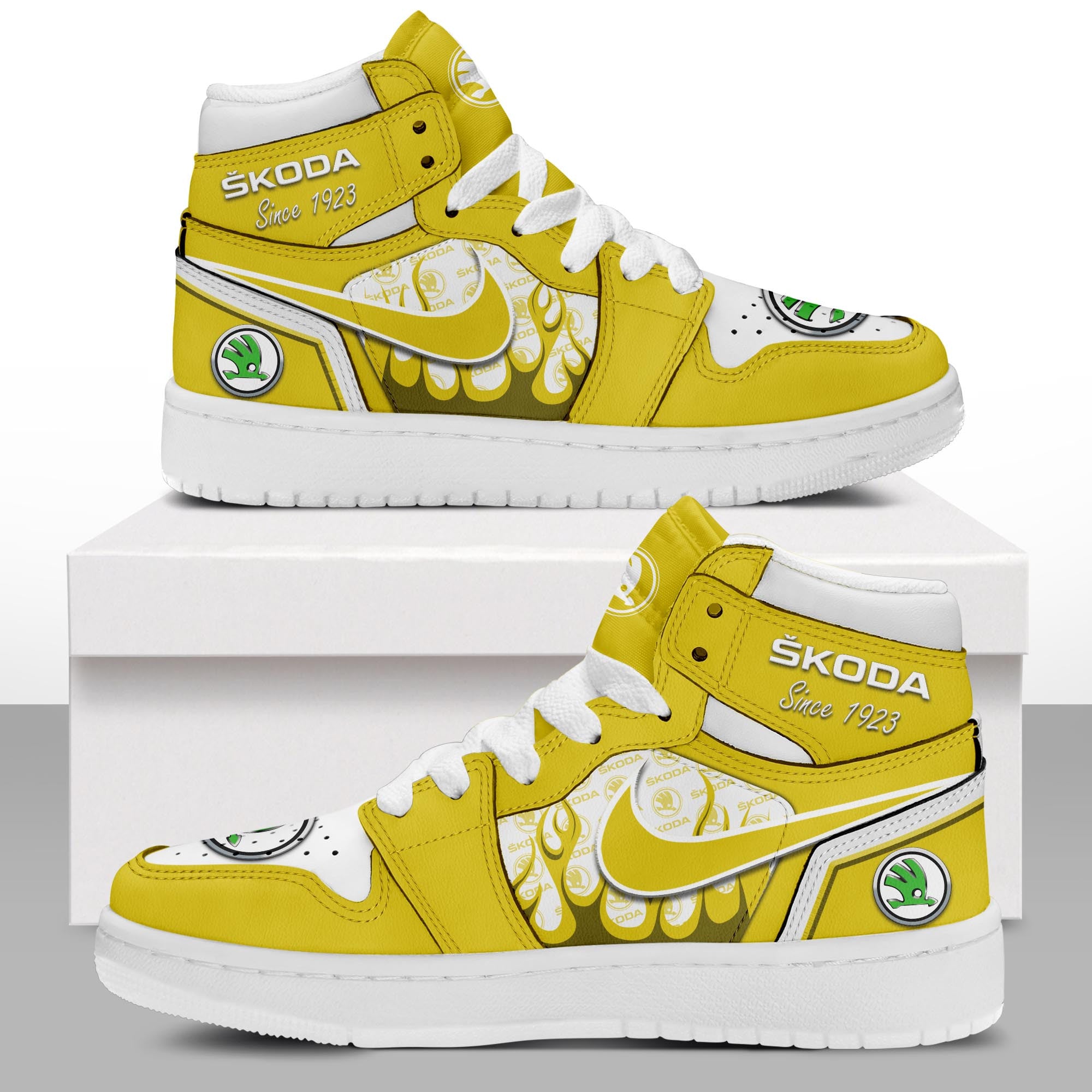 Ideafootwear Skoda AJ1 High Sneakers Shoes For Men And Women