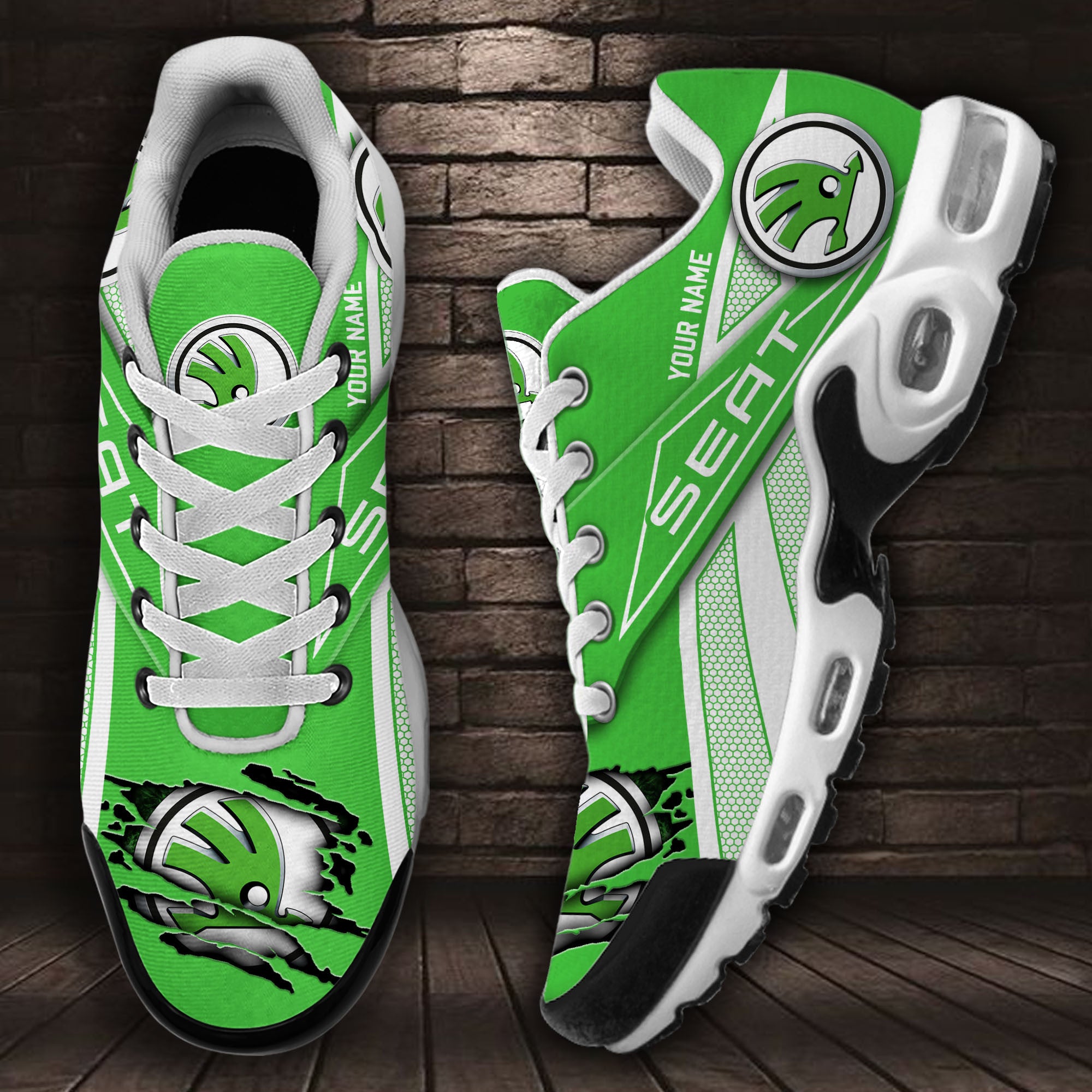 Ideafootwear Skoda Auto TN Shoes Sneakers For Men And Women