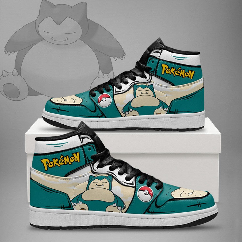 Ideafootwear Snorlax AJ1 High Sneakers Shoes For Men And Women