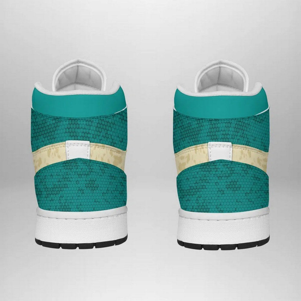 Ideafootwear Snorlax Attack Pokemon  AJ1 High Sneakers Shoes For Men And Women