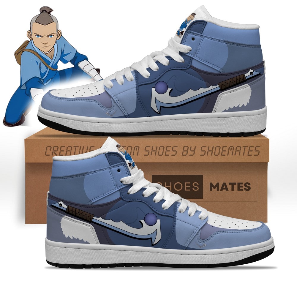Ideafootwear Soka Avatar The Last Airbender AJ1 High Sneakers Shoes For Men And Women