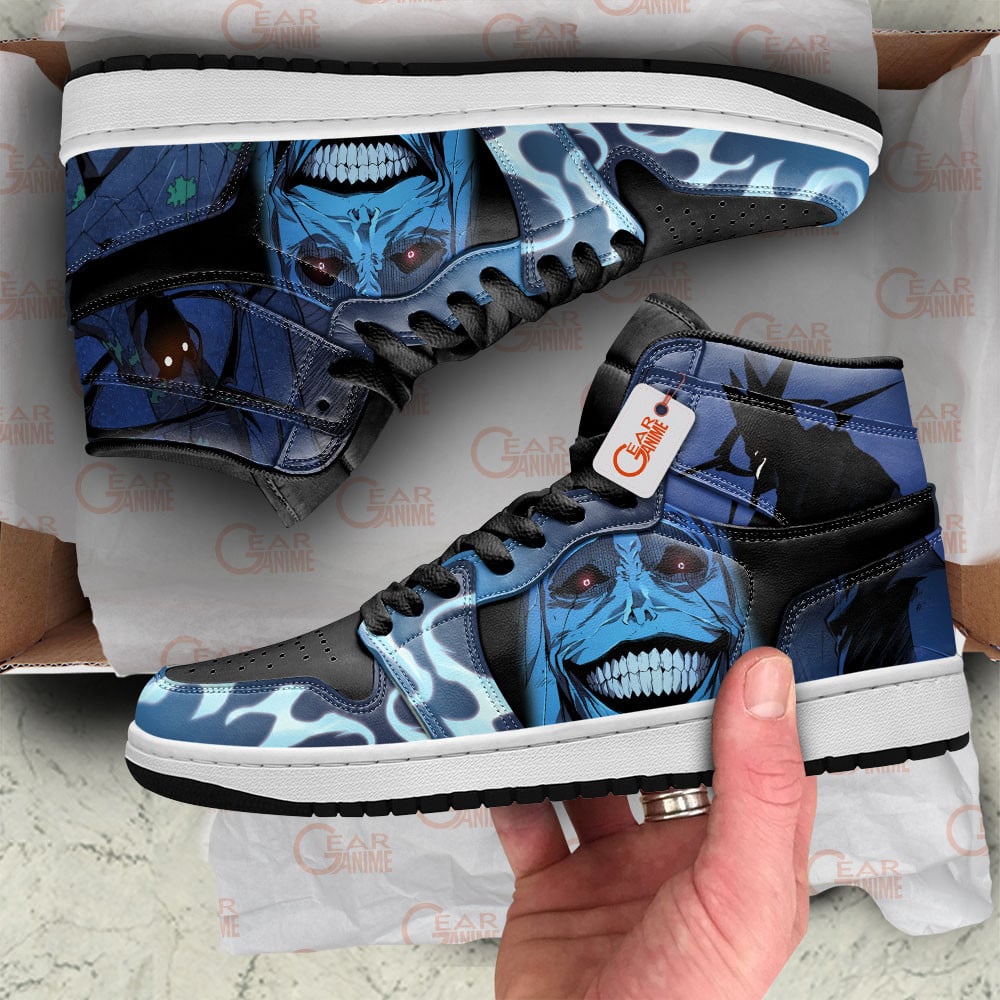Ideafootwear Solo Leveling AJ1 High Sneakers Shoes For Men And Women