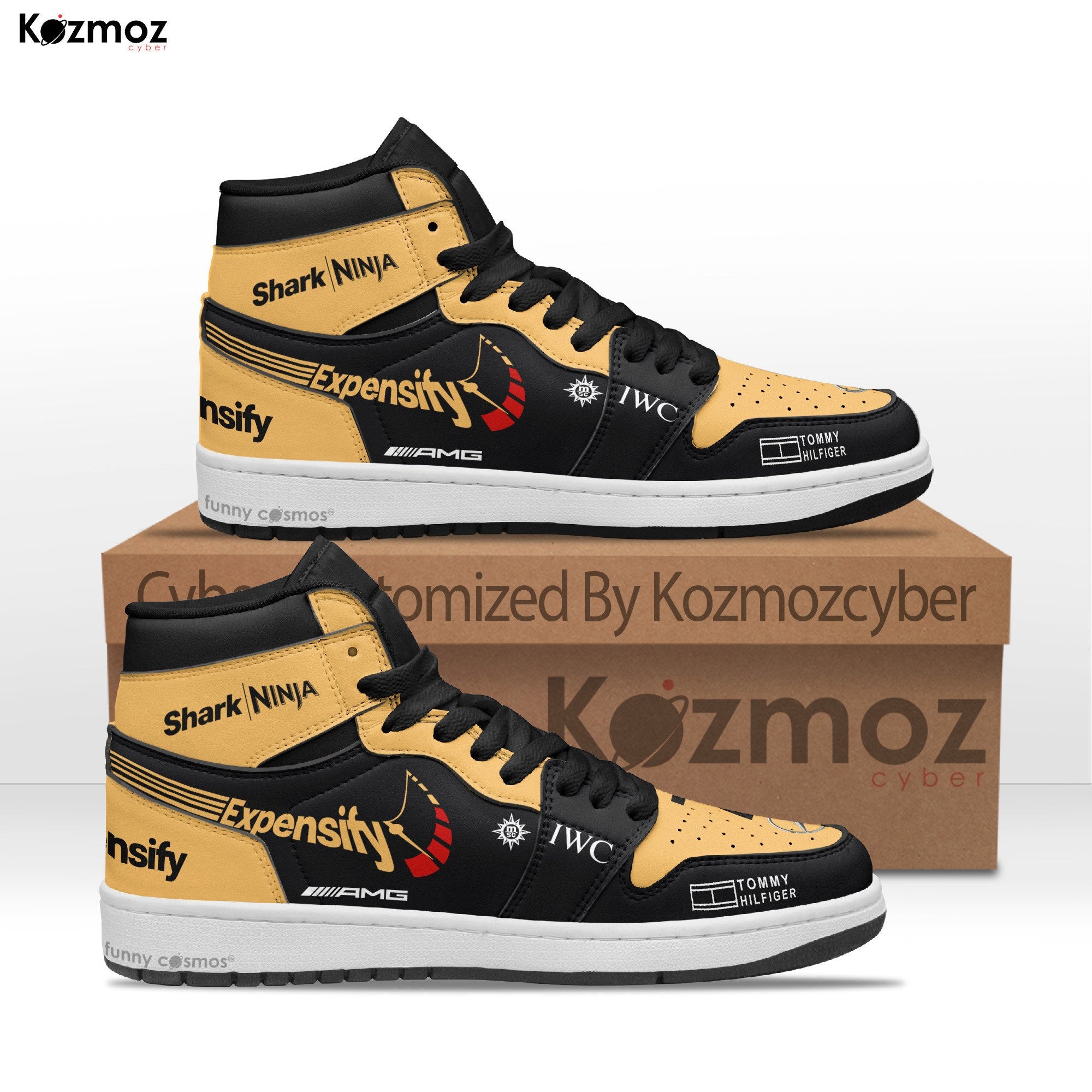 Ideafootwear Sonny Hayes AJ1 High Sneakers Shoes For Men And Women