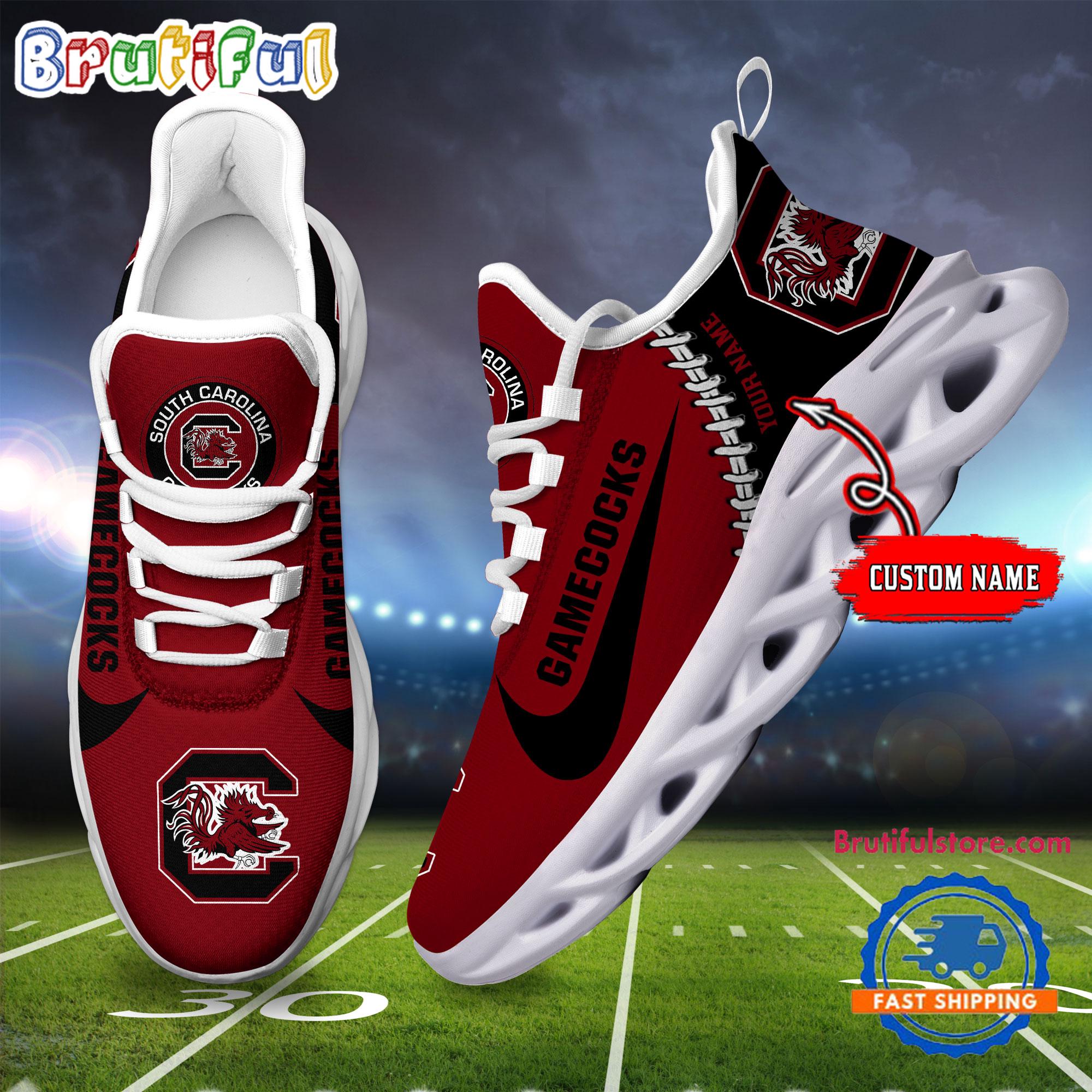 Ideafootwear South Carolina Gamecocks Max Soul Shoes Sneakers For Men And Women