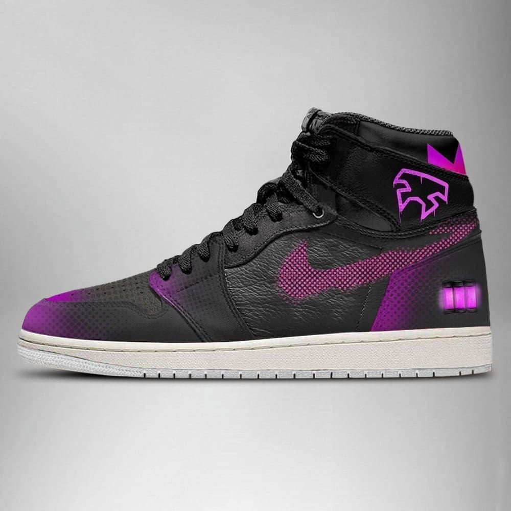 Ideafootwear Spider-Man Prowler AJ1 High Sneakers Shoes For Men And Women