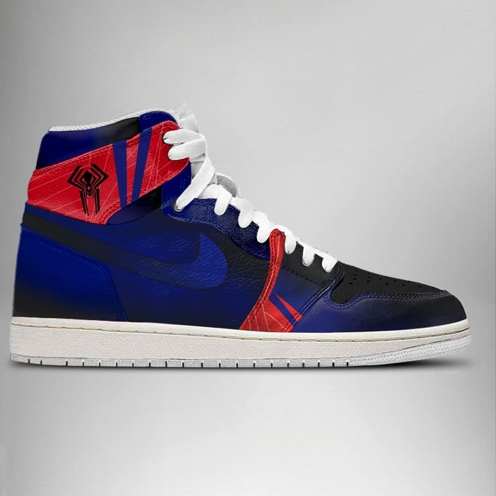 Ideafootwear Spider-Man Verse Spider 2101 AJ1 High Sneakers Shoes For Men And Women