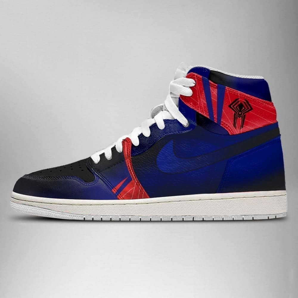Ideafootwear Spider-Man Verse Spider 2101 AJ1 High Sneakers Shoes For Men And Women