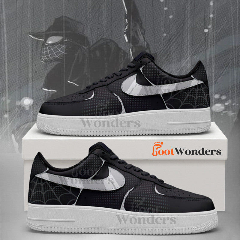 Ideafootwear Spider Noir AF AJ1 High Sneakers Shoes For Men And Women