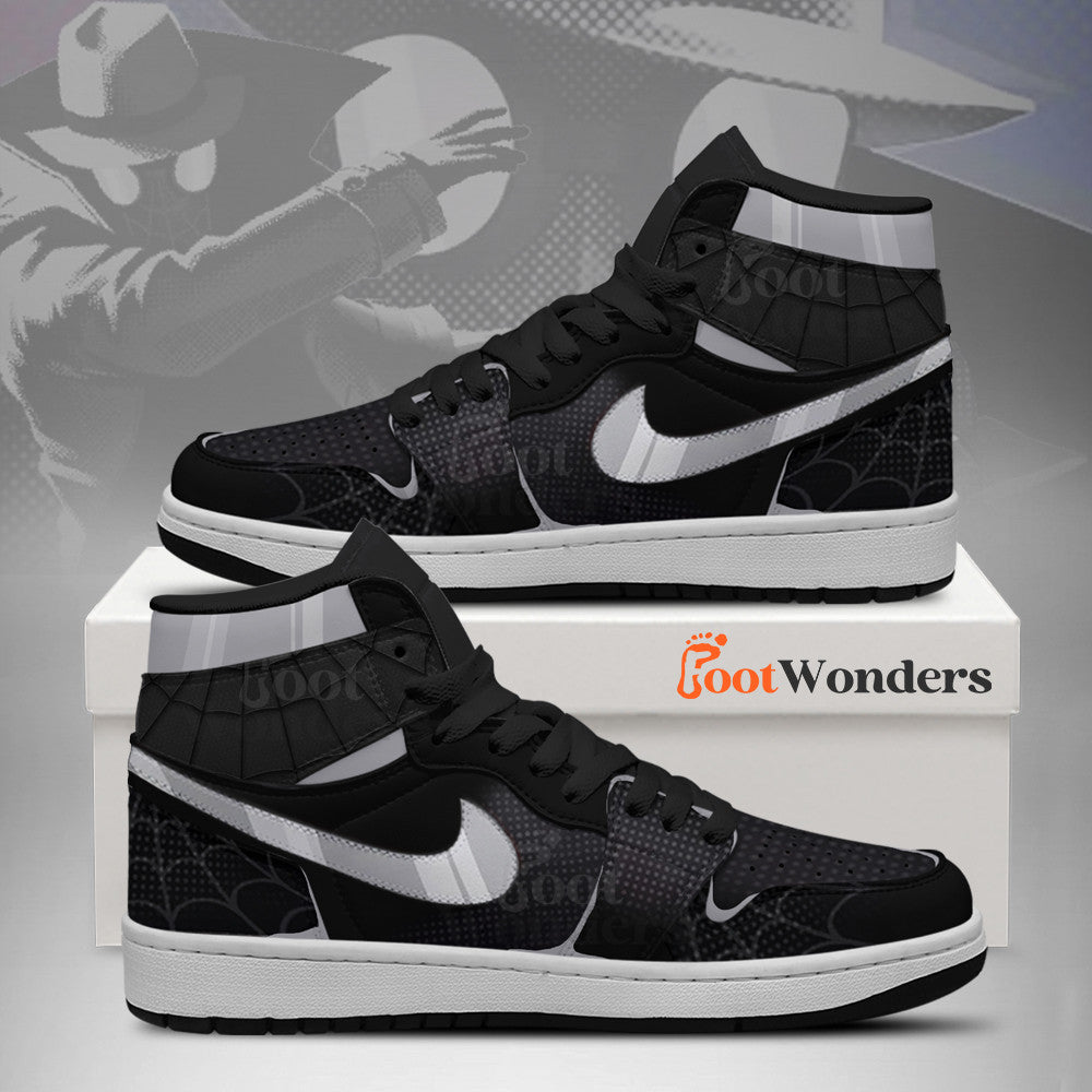 Ideafootwear Spider Noir AJ1 High Sneakers Shoes For Men And Women