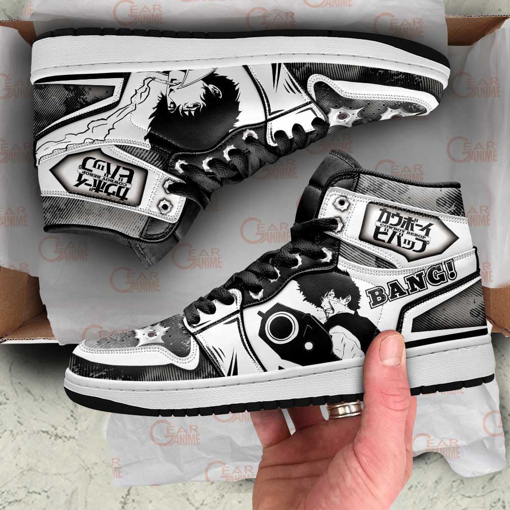 Ideafootwear Spike Spiegel AJ1 High Sneakers Shoes For Men And Women