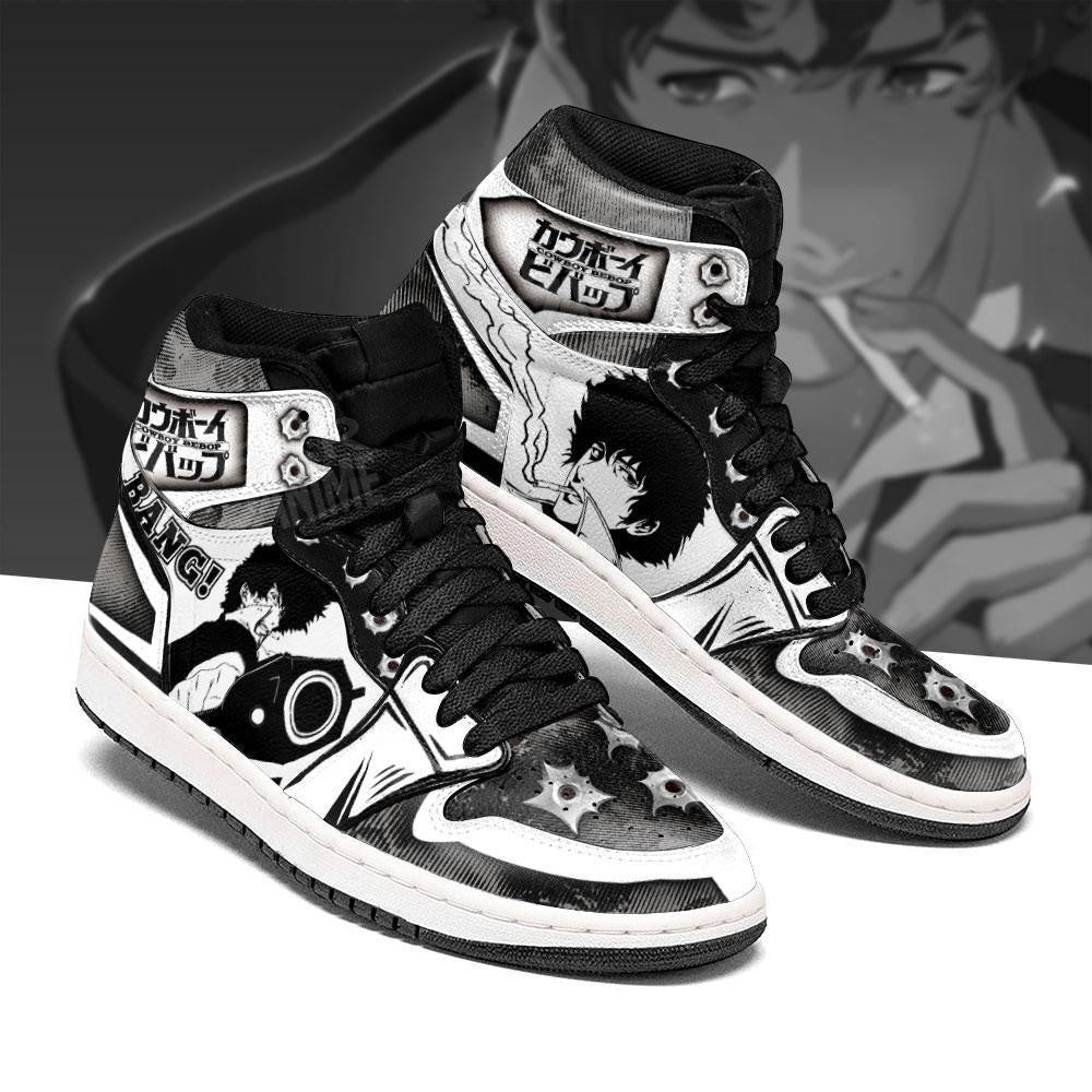Ideafootwear Spike Spiegel AJ1 High Sneakers Shoes For Men And Women