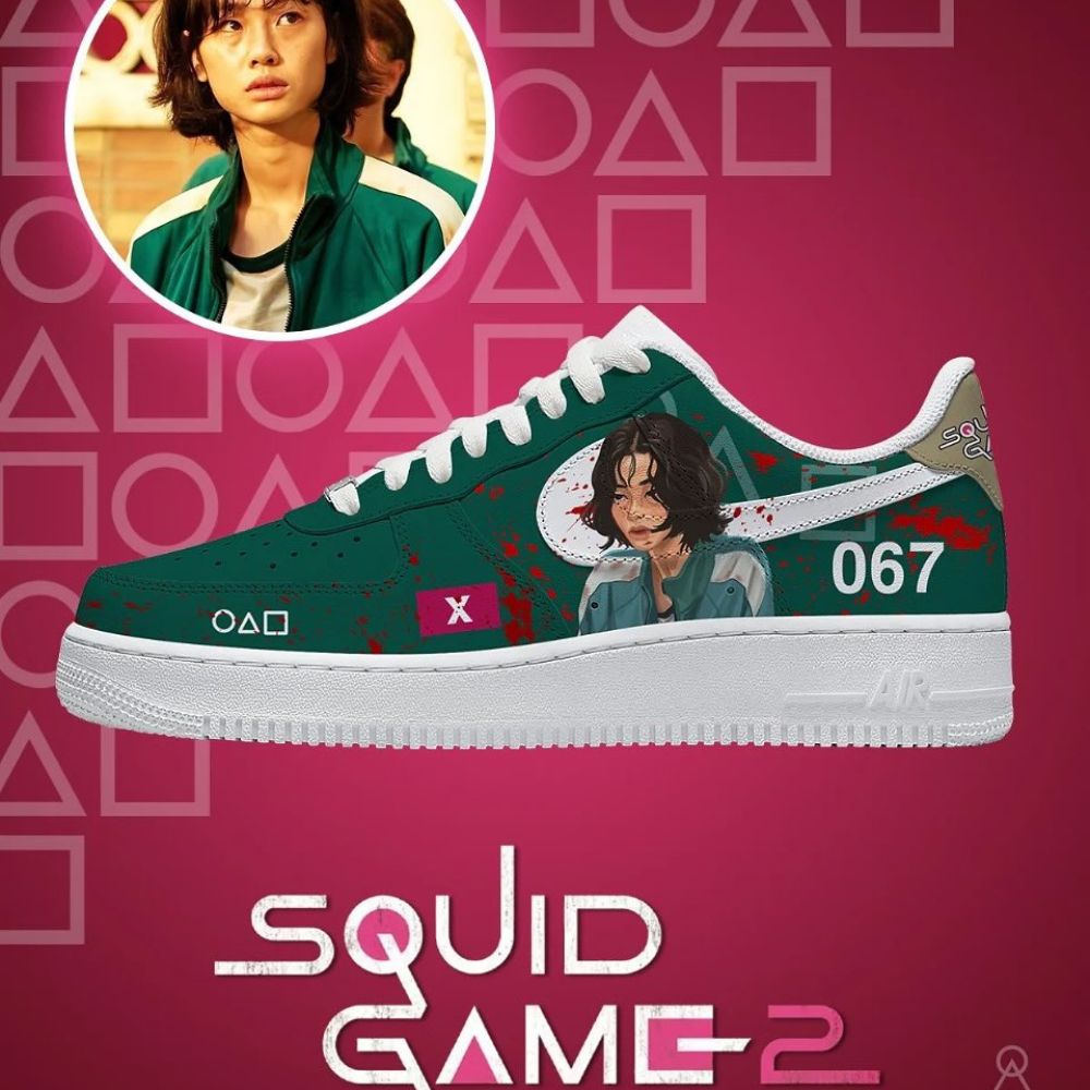 Ideafootwear Squid Game V4 Air Low-Top Sneakers Shoes For Men And Women 1
