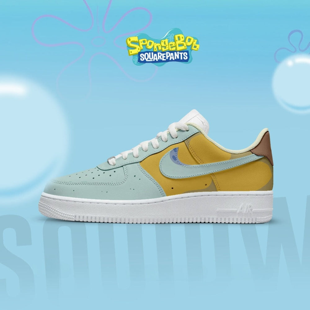 Ideafootwear Squidward Air Low-Top Sneakers Shoes For Men And Women 1