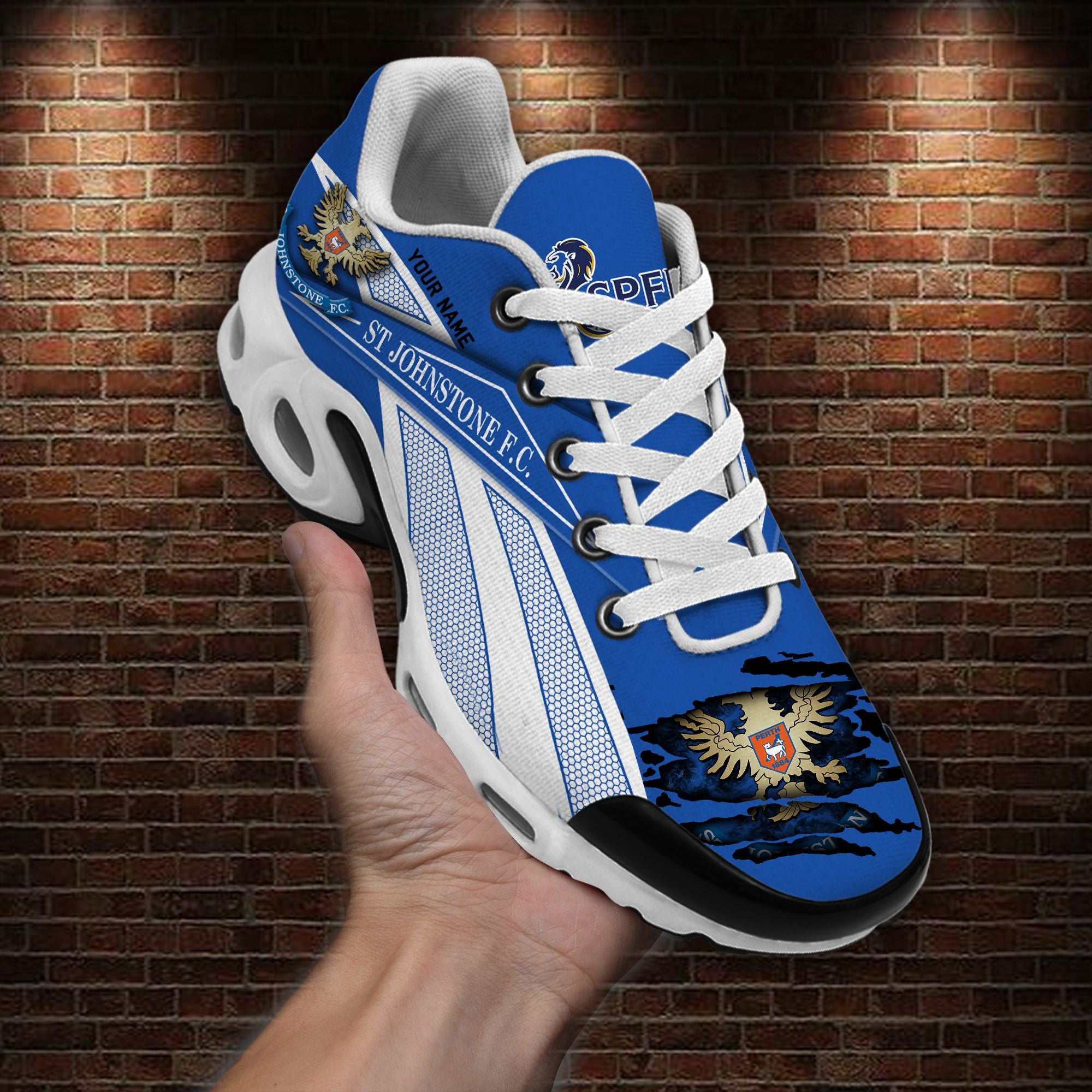 Ideafootwear St Johnstone F.C. TN Shoes Sneakers For Men And Women