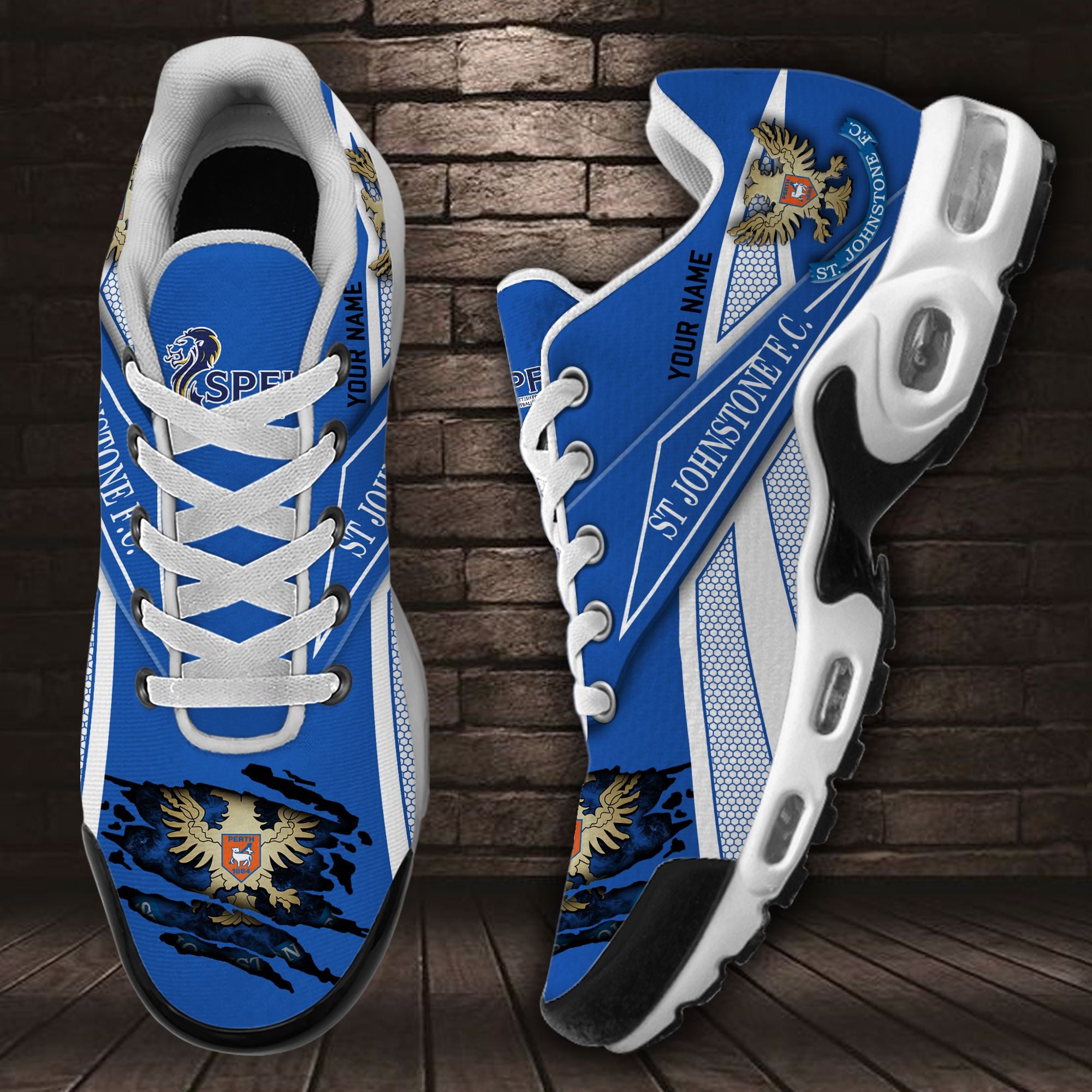 Ideafootwear St Johnstone F.C. TN Shoes Sneakers For Men And Women