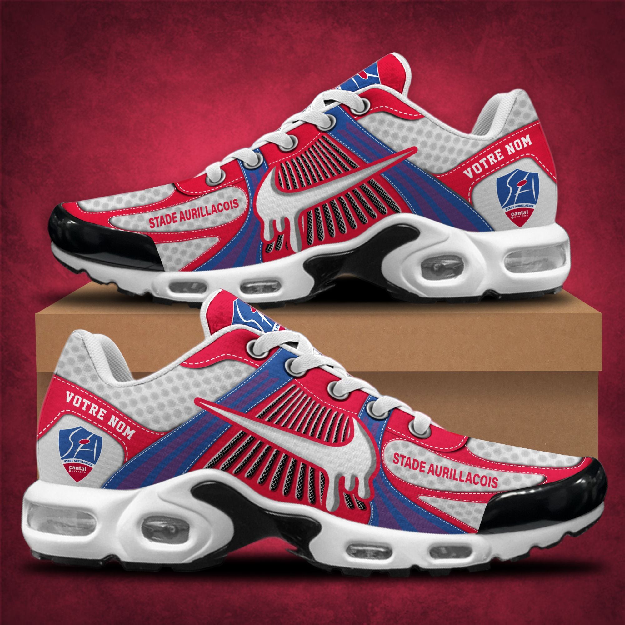 Ideafootwear Stade Aurillacois Cantal Auvergne TN Shoes Sneakers For Men And Women