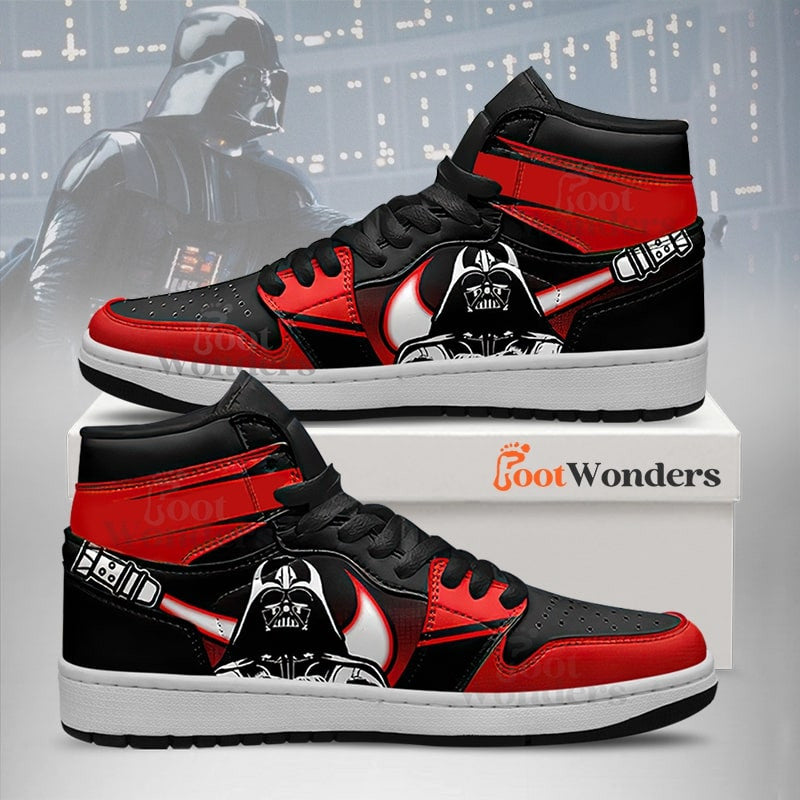 Ideafootwear Star Wars AJ1 High Sneakers Shoes For Men And Women