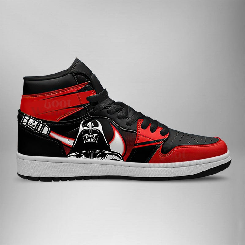 Ideafootwear Star Wars AJ1 High Sneakers Shoes For Men And Women