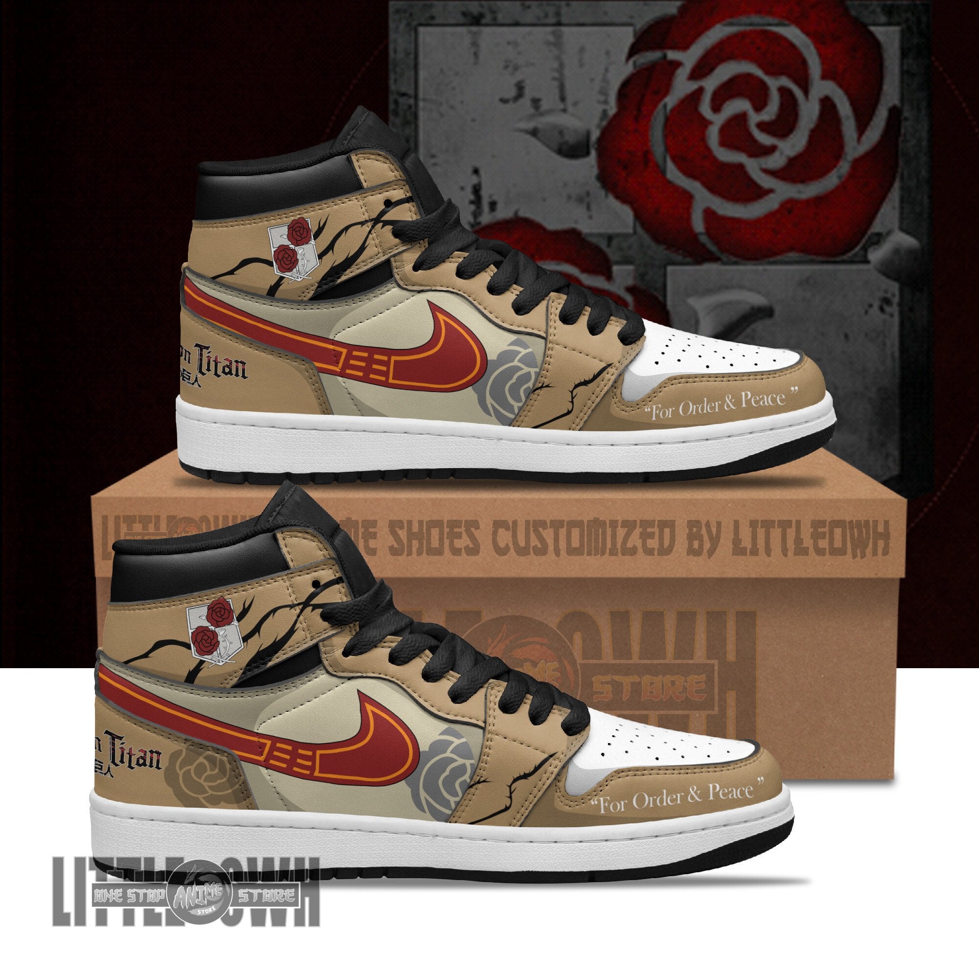 Ideafootwear Stationary Guard AJ1 High Sneakers Shoes For Men And Women