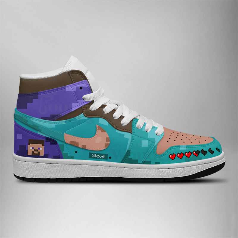 Ideafootwear Steve AJ1 High Sneakers Shoes For Men And Women