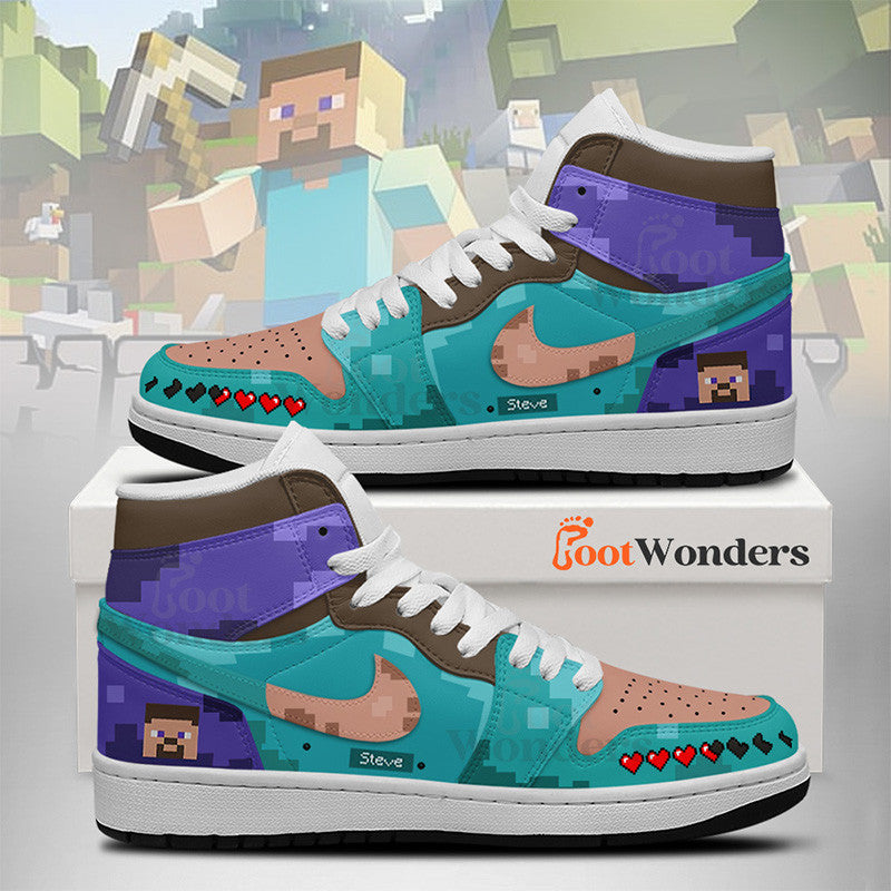 Ideafootwear Steve AJ1 High Sneakers Shoes For Men And Women