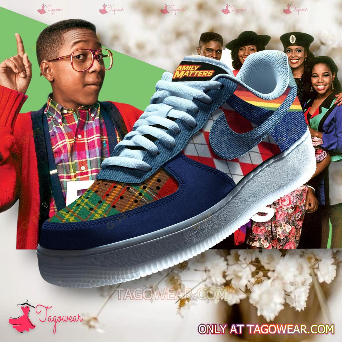 Ideafootwear Steve Urkel Air Low-Top Sneakers Shoes For Men And Women 1