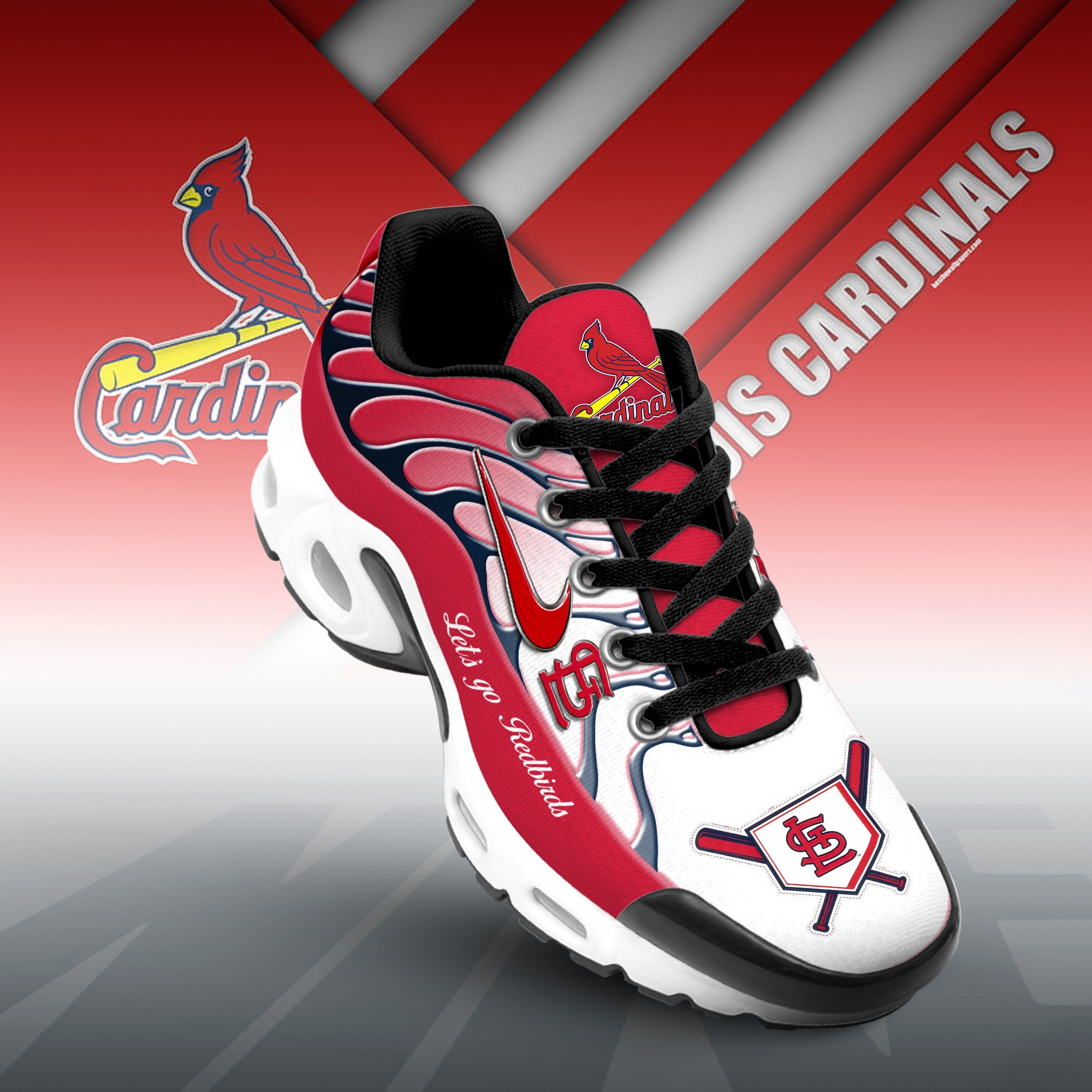 Ideafootwear St.Louis Cardinals TN Shoes Sneakers For Men And Women