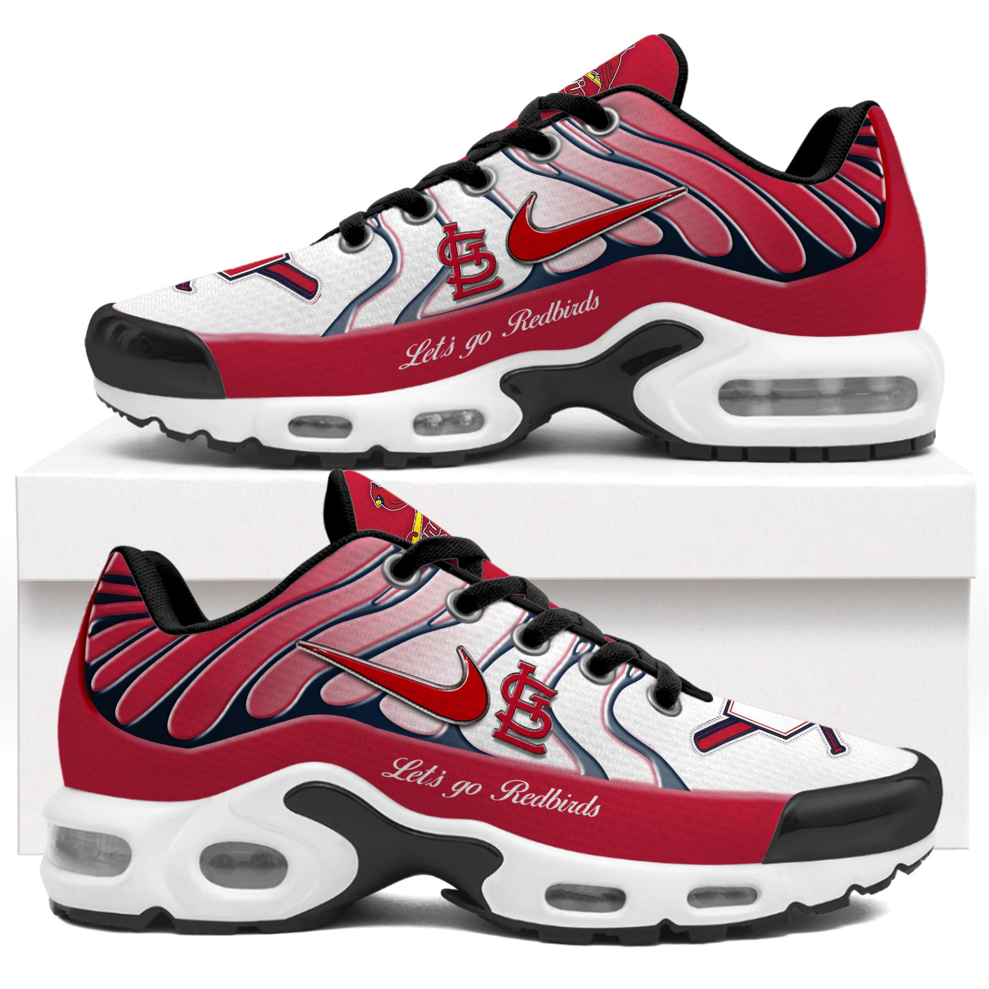 Ideafootwear St.Louis Cardinals TN Shoes Sneakers For Men And Women