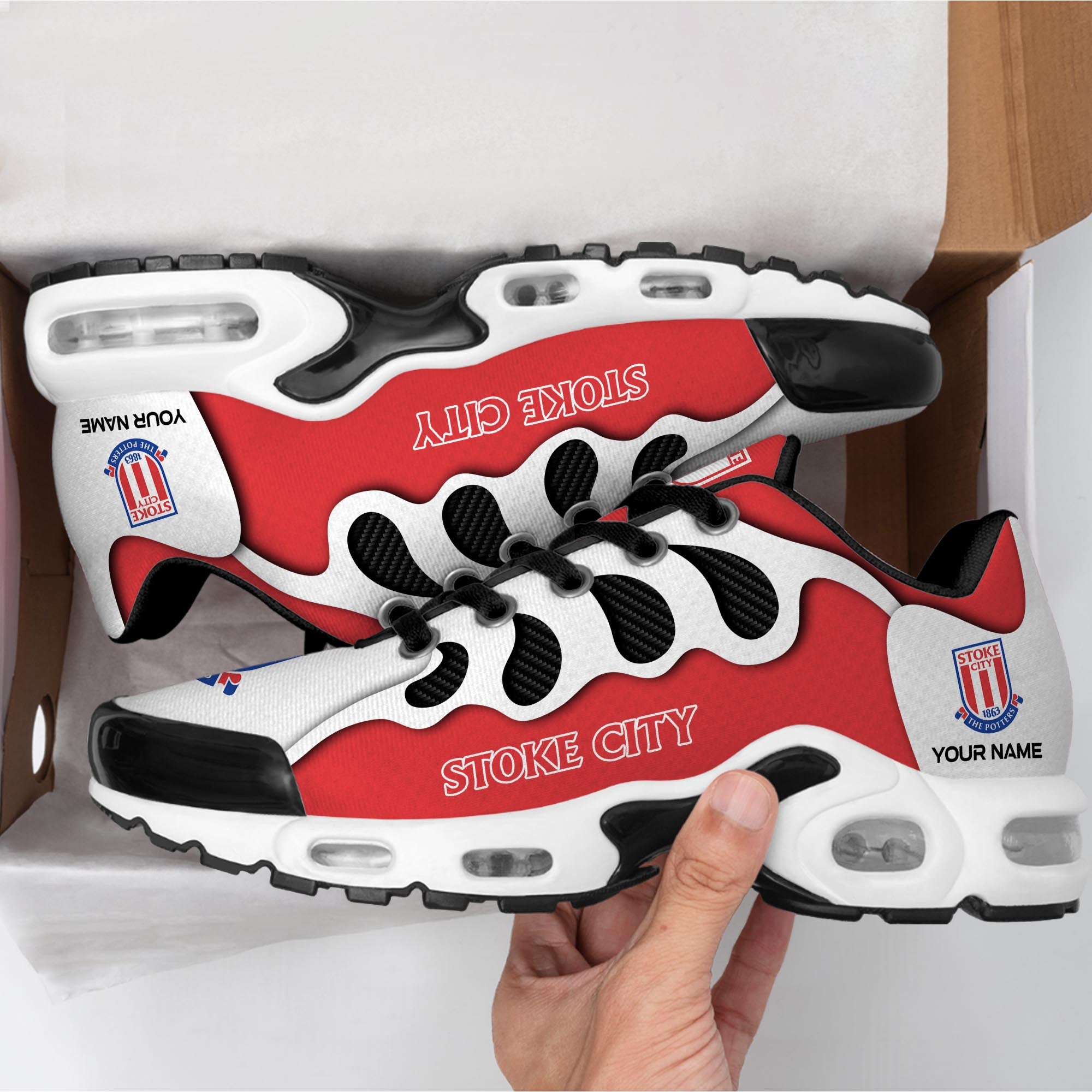 Ideafootwear Stoke City F.C TN Shoes Sneakers For Men And Women