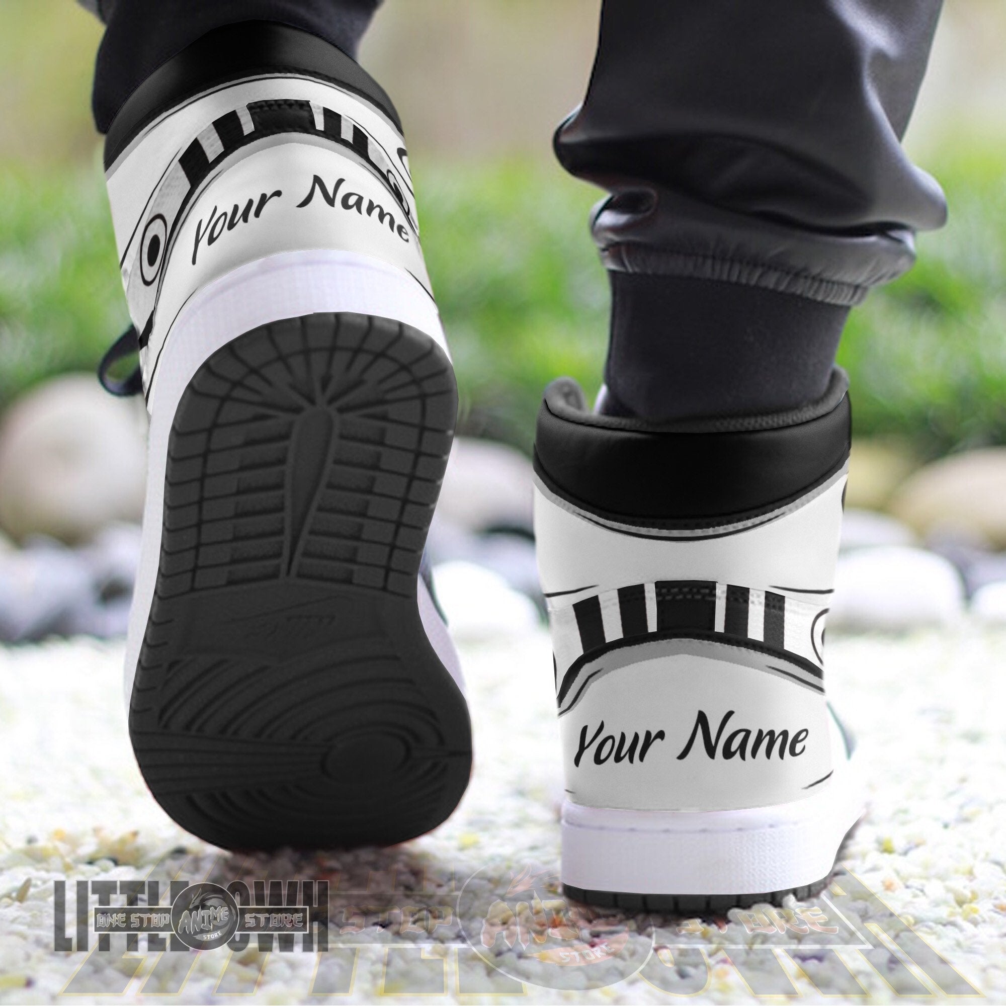Ideafootwear Sukuna Ryoumen AJ1 High Sneakers Shoes For Men And Women