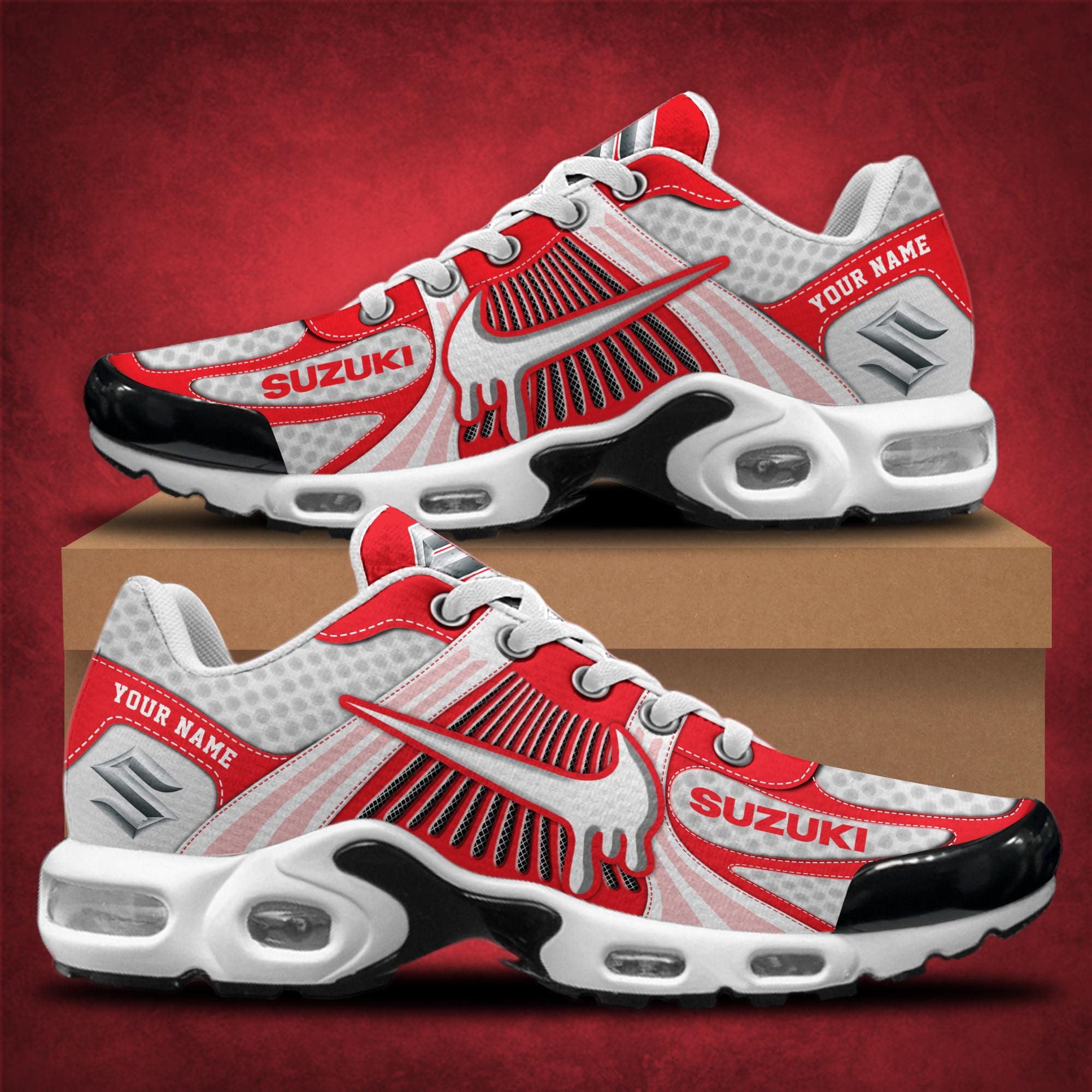 Ideafootwear Suzuki TN Shoes Sneakers For Men And Women