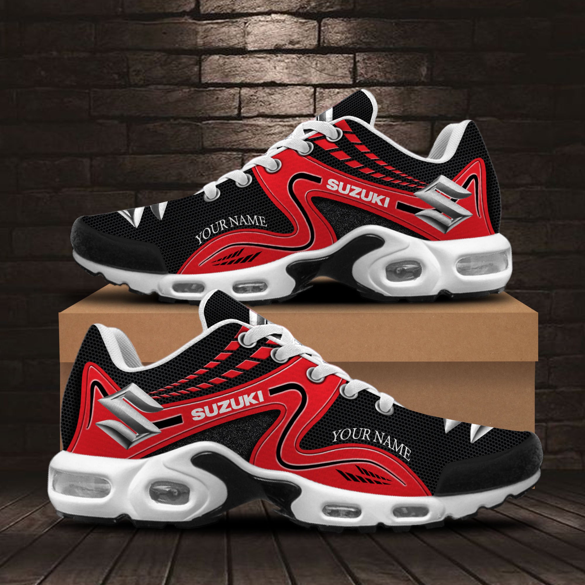 Ideafootwear Suzuki TN Shoes Sneakers For Men And Women