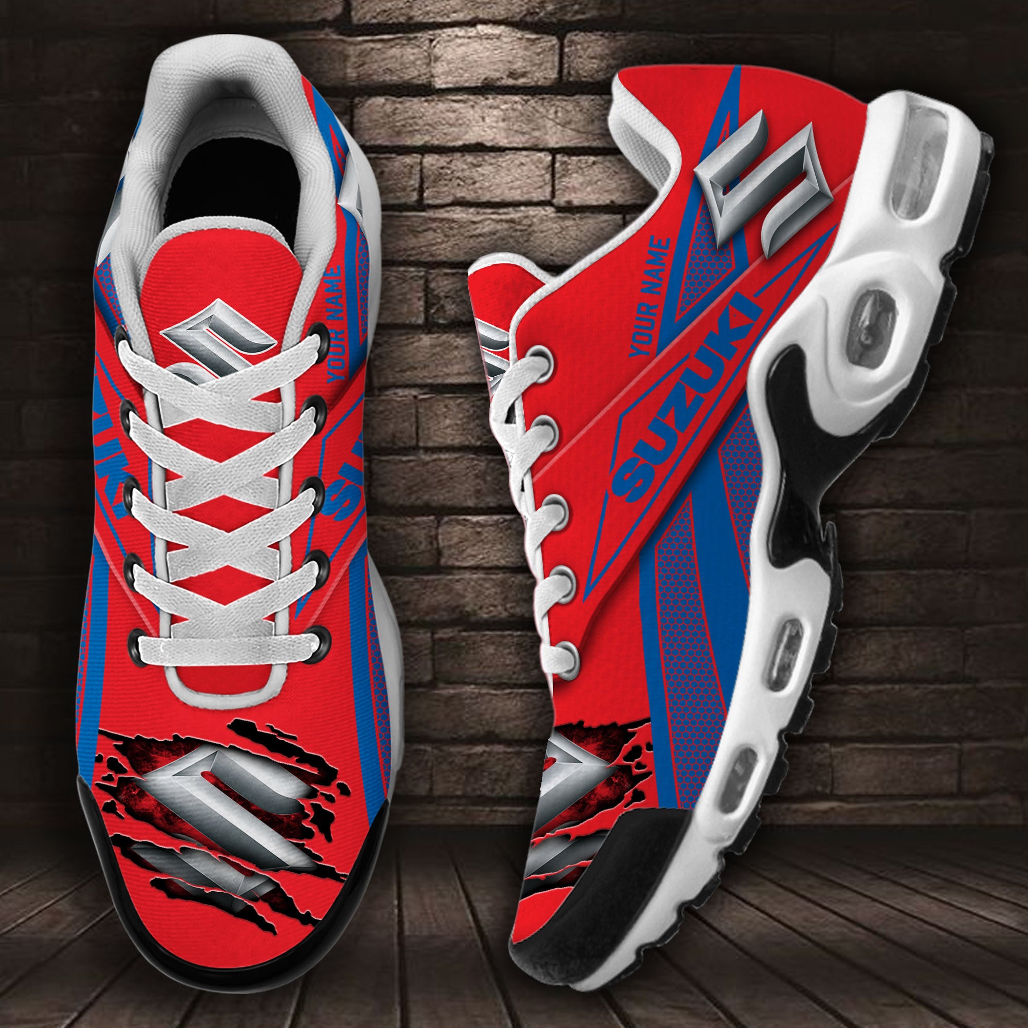Ideafootwear Suzuki TN Shoes Sneakers For Men And Women