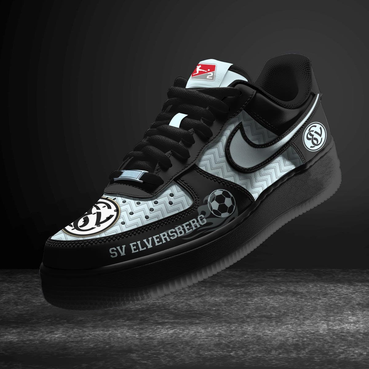 Ideafootwear SV Elversberg Air Low-Top Sneakers Shoes For Men And Women 1
