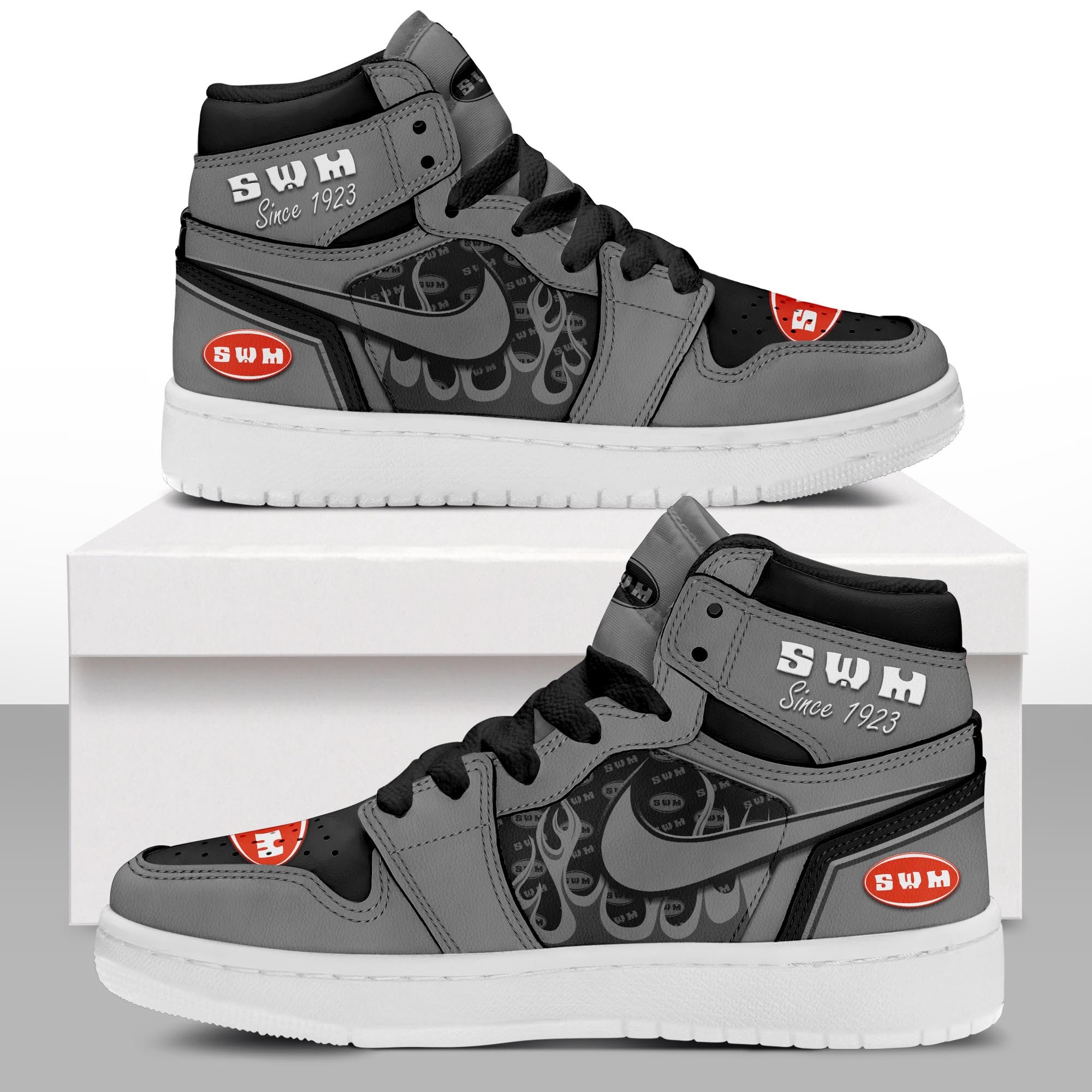 Ideafootwear SWM AJ1 High Sneakers Shoes For Men And Women