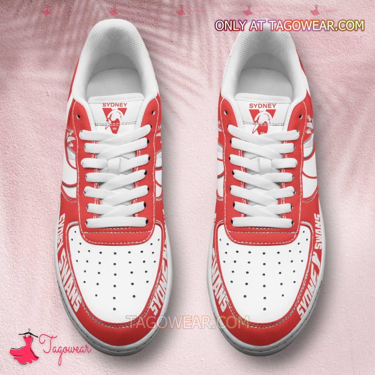 Ideafootwear Sydney Swans Air Low-Top Sneakers Shoes For Men And Women 2