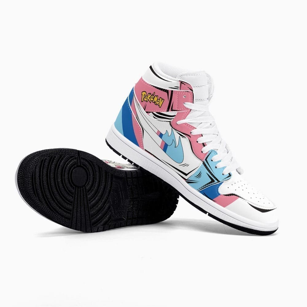 Ideafootwear Sylveon Pokemon AJ1 High Sneakers Shoes For Men And Women