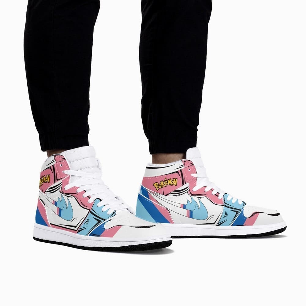 Ideafootwear Sylveon Pokemon AJ1 High Sneakers Shoes For Men And Women