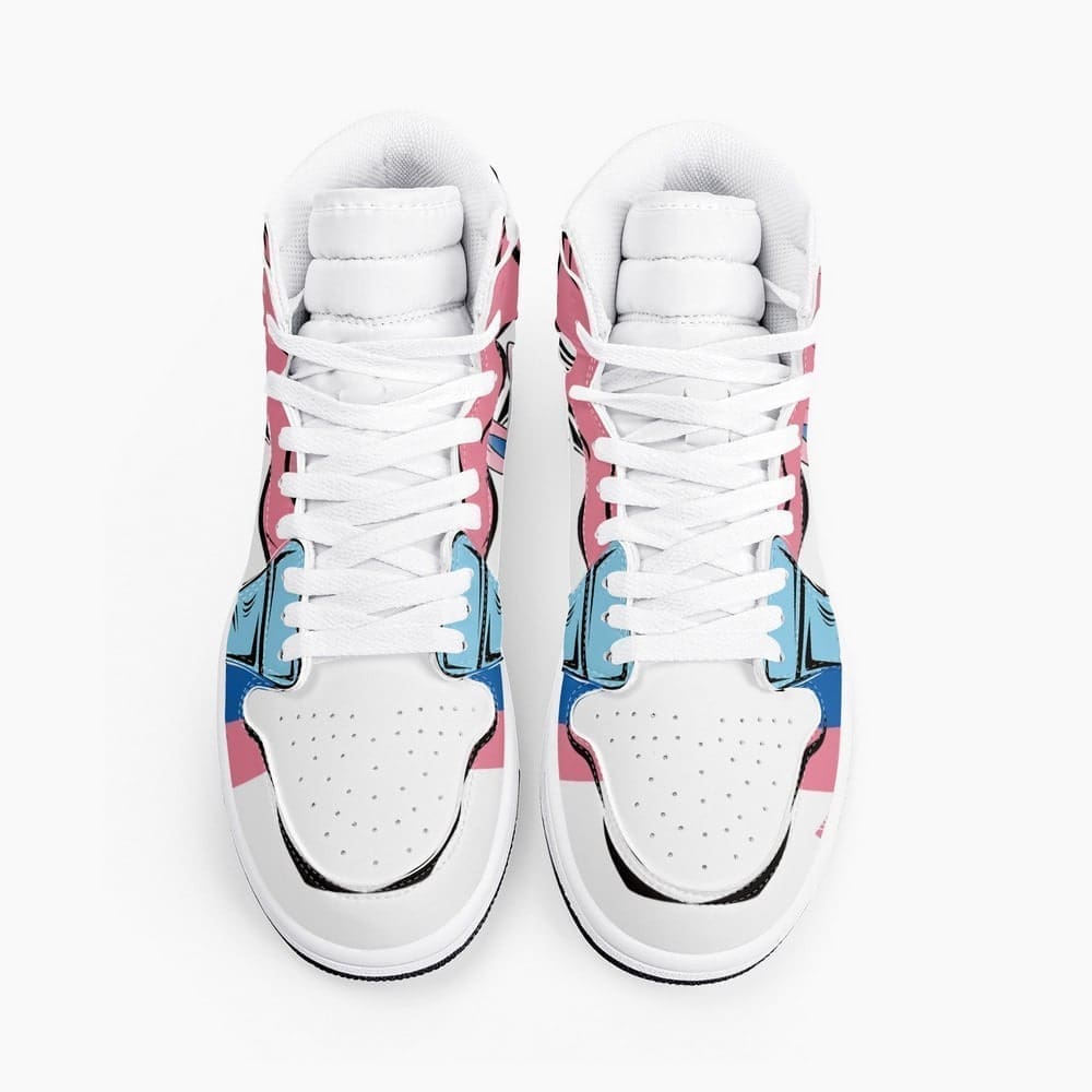 Ideafootwear Sylveon Pokemon AJ1 High Sneakers Shoes For Men And Women