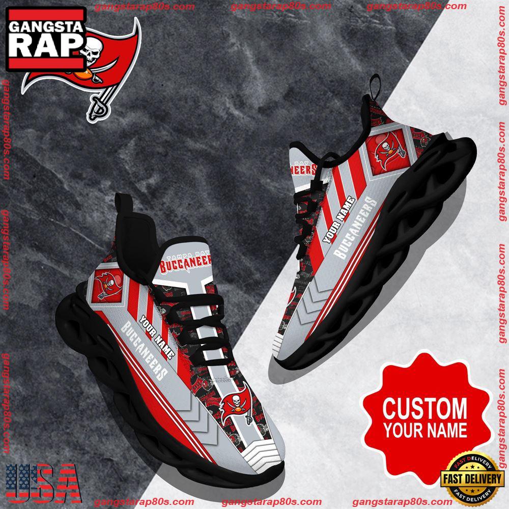 Ideafootwear Tampa Bay Buccaneers Max Soul Shoes Sneakers For Men And Women
