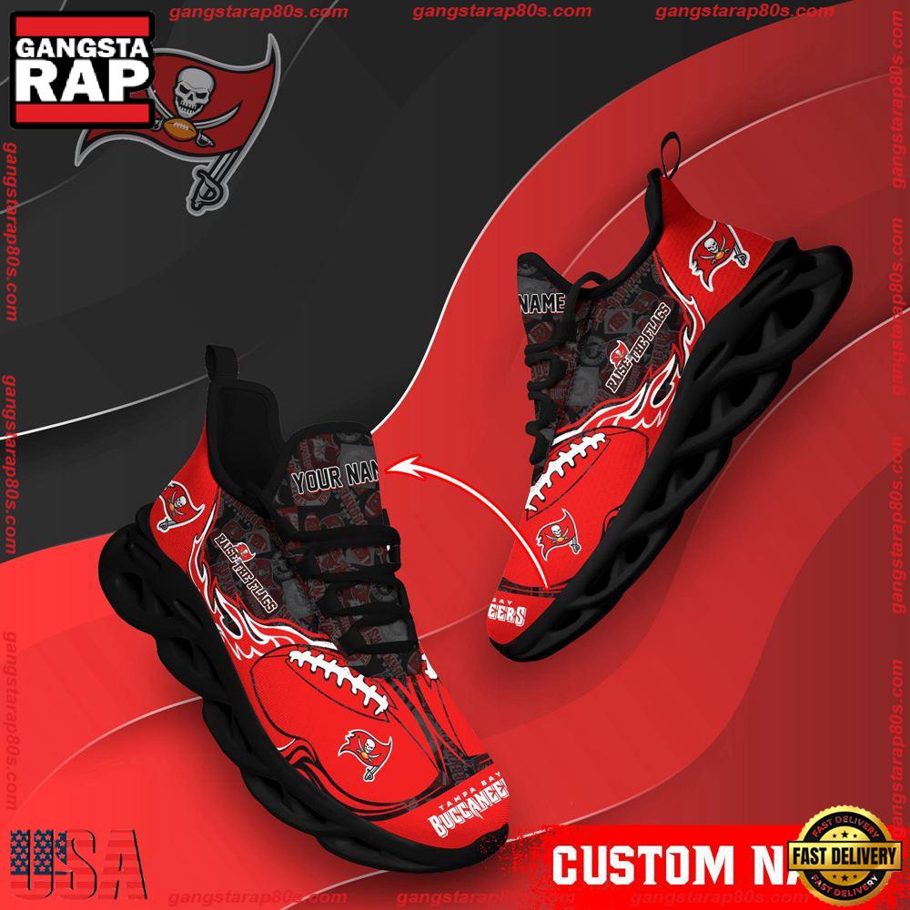Ideafootwear Tampa Bay Buccaneers Max Soul Shoes Sneakers For Men And Women
