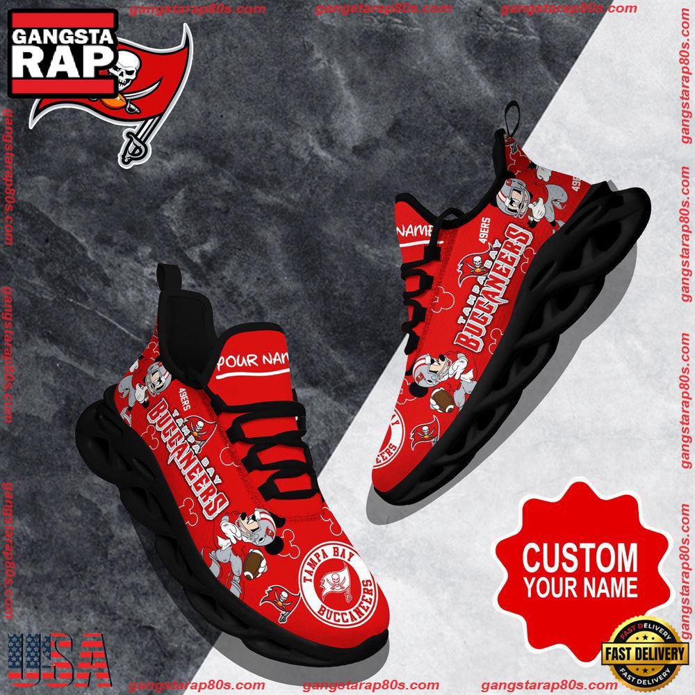 Ideafootwear Tampa Bay Buccaneers Max Soul Shoes Sneakers For Men And Women