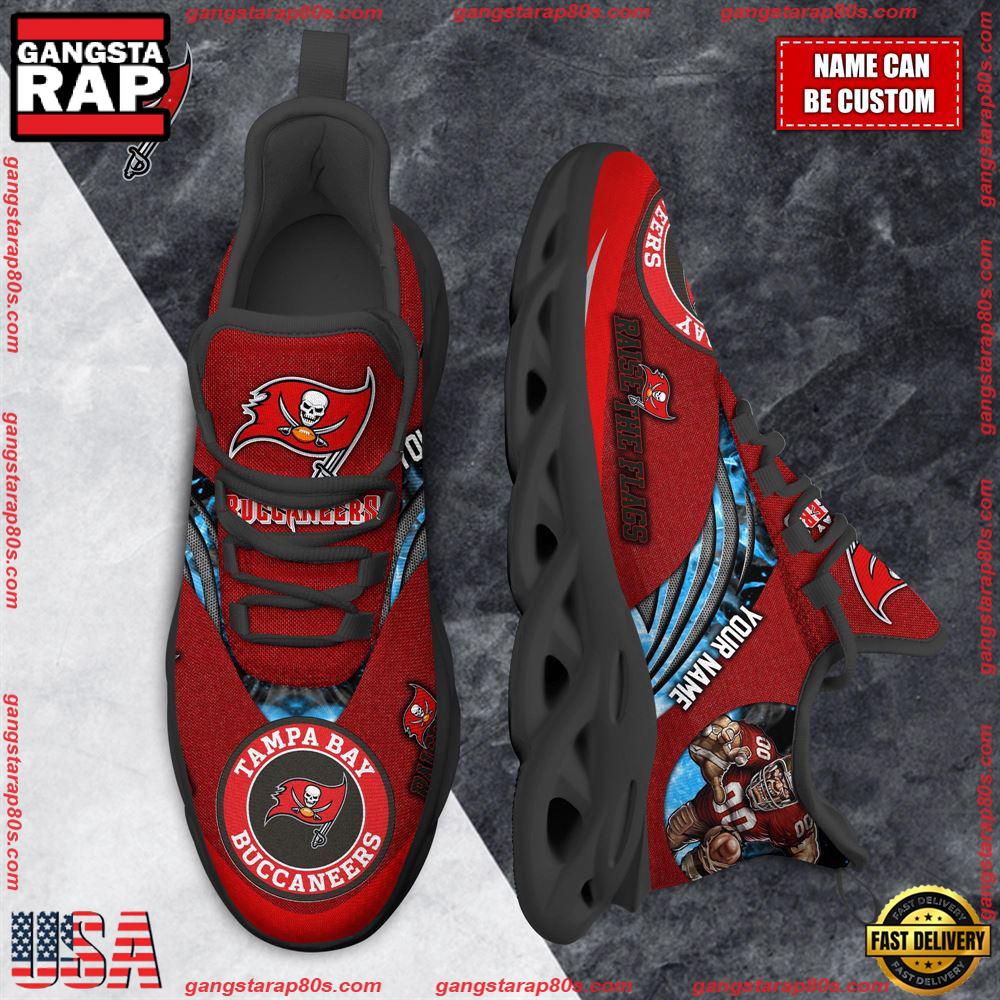 Ideafootwear Tampa Bay Buccaneers Max Soul Shoes Sneakers For Men And Women
